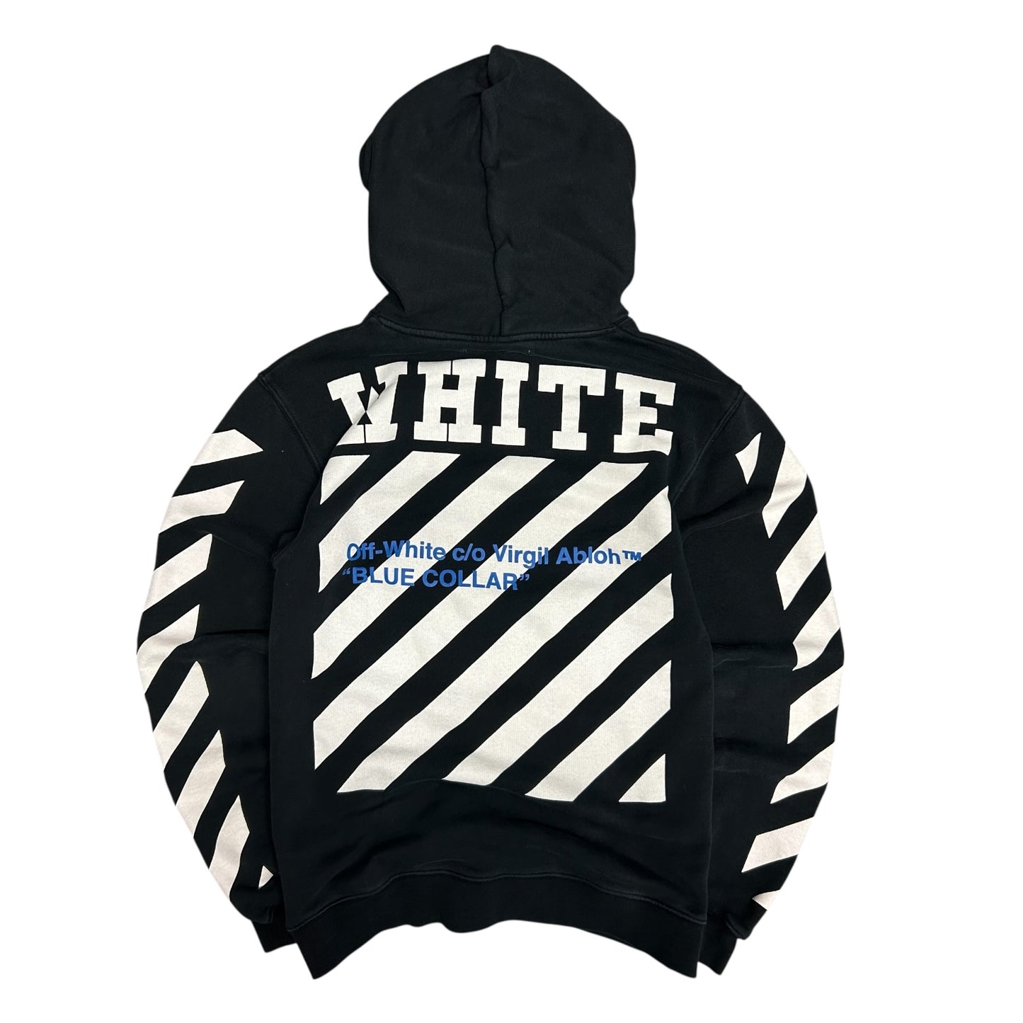 Off White Blue Collar Hoodie