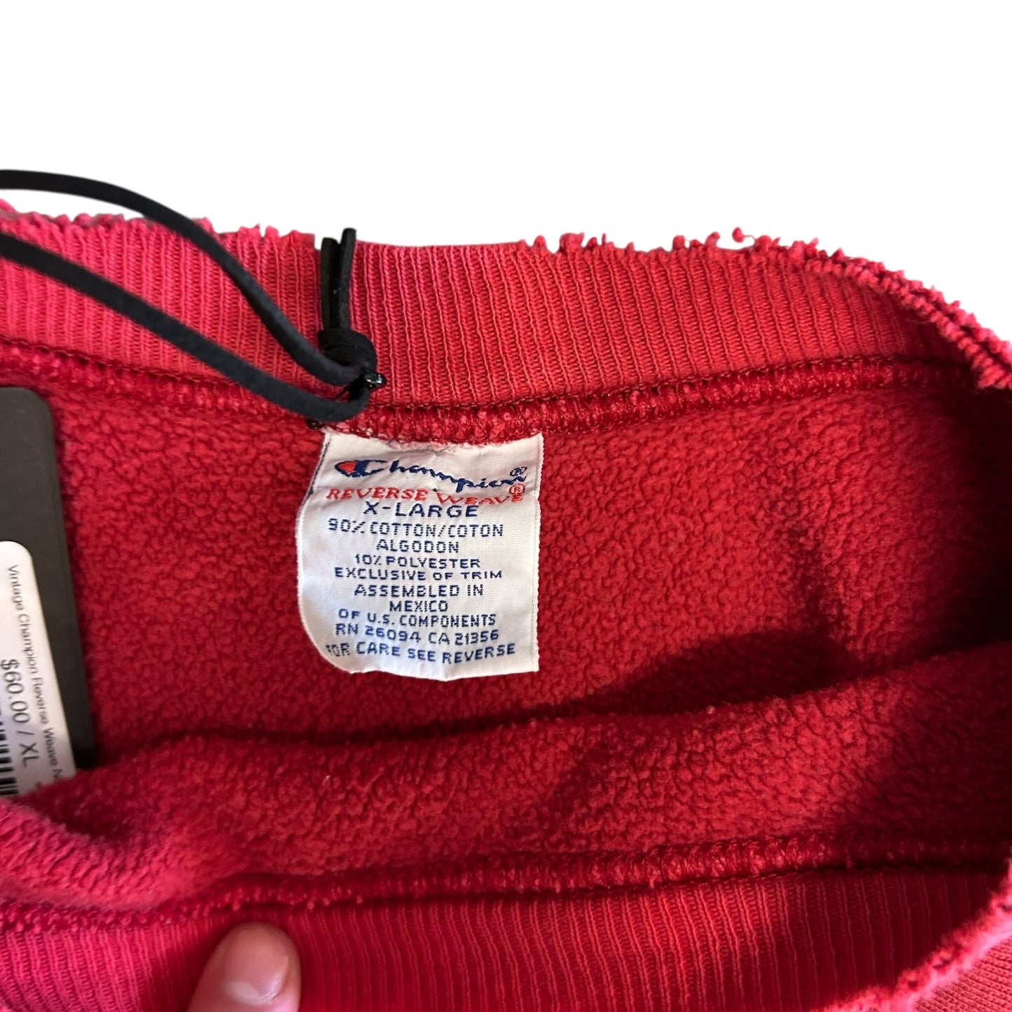 Vintage Champion Reverse Weave Northern Iowa Red Sweatshirt