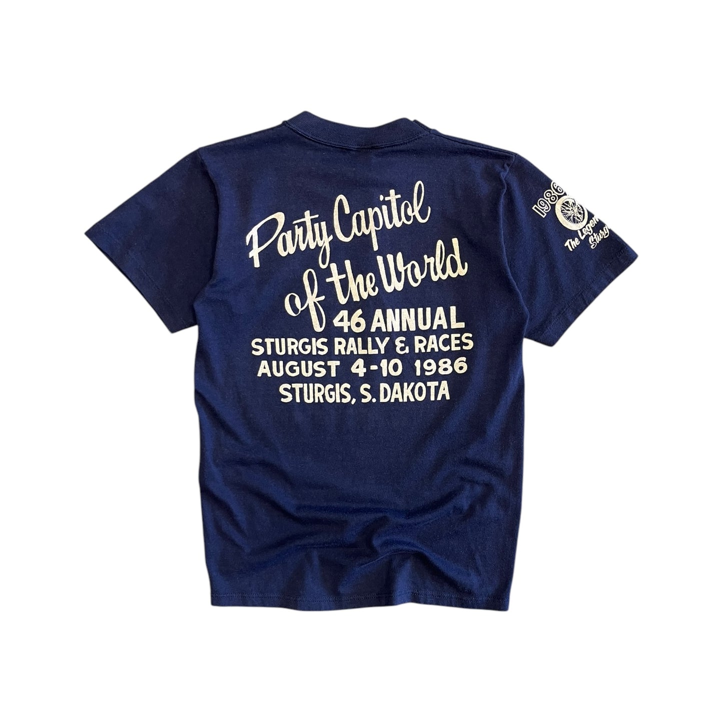 Vintage ‘86 “To Hell With The Races” Sturgis Tee