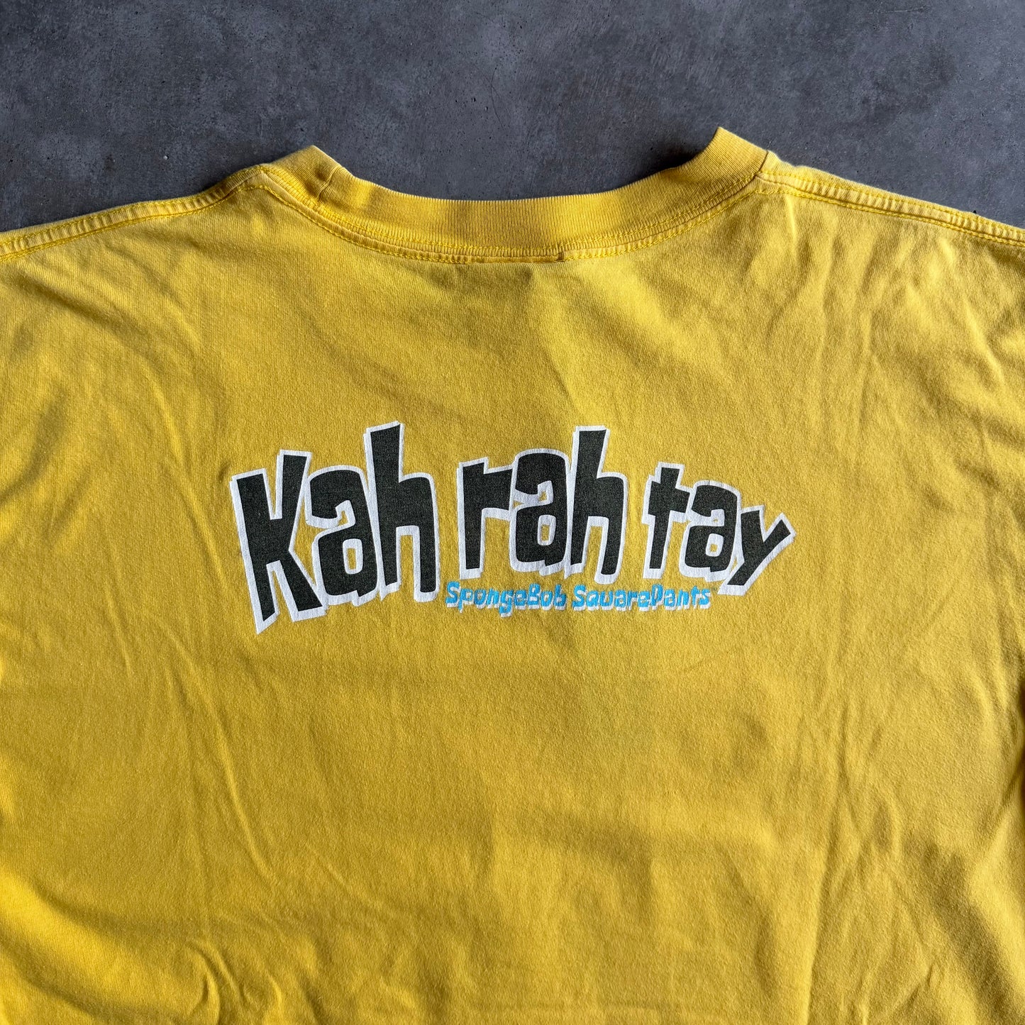 Vintage SpongeBob SquarePants Karate Big Face T Shirt