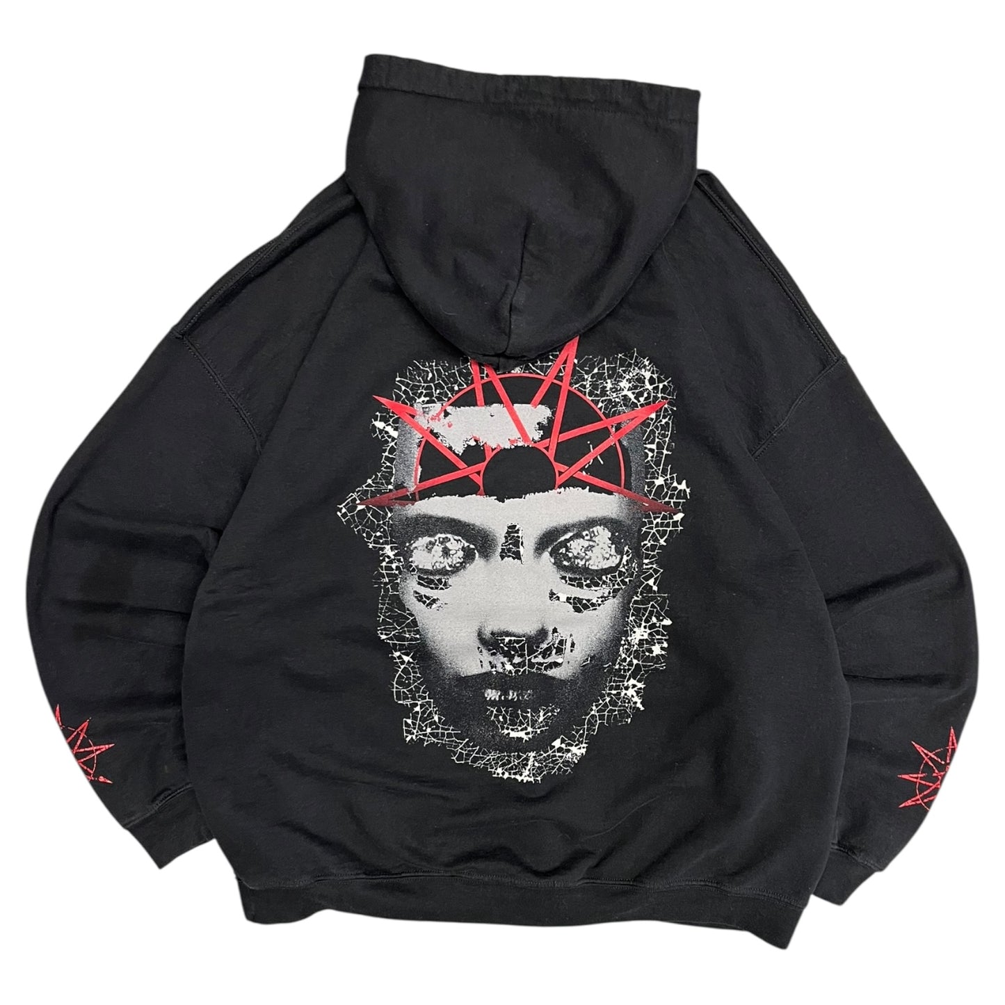 Y2K Slipknot Face Graphic Hoodie