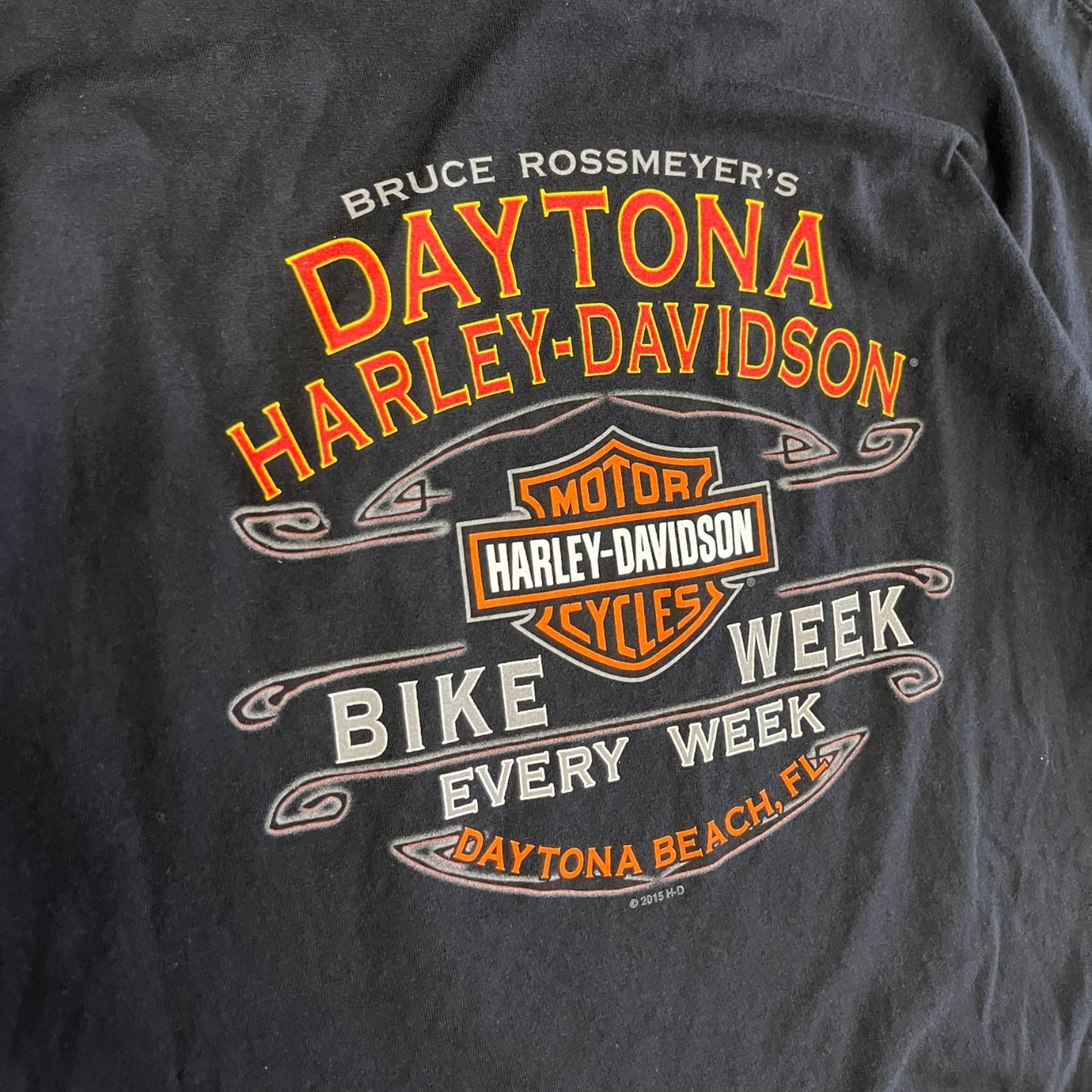 Y2K Harley Davidson Daytona Tattooed Women Tee