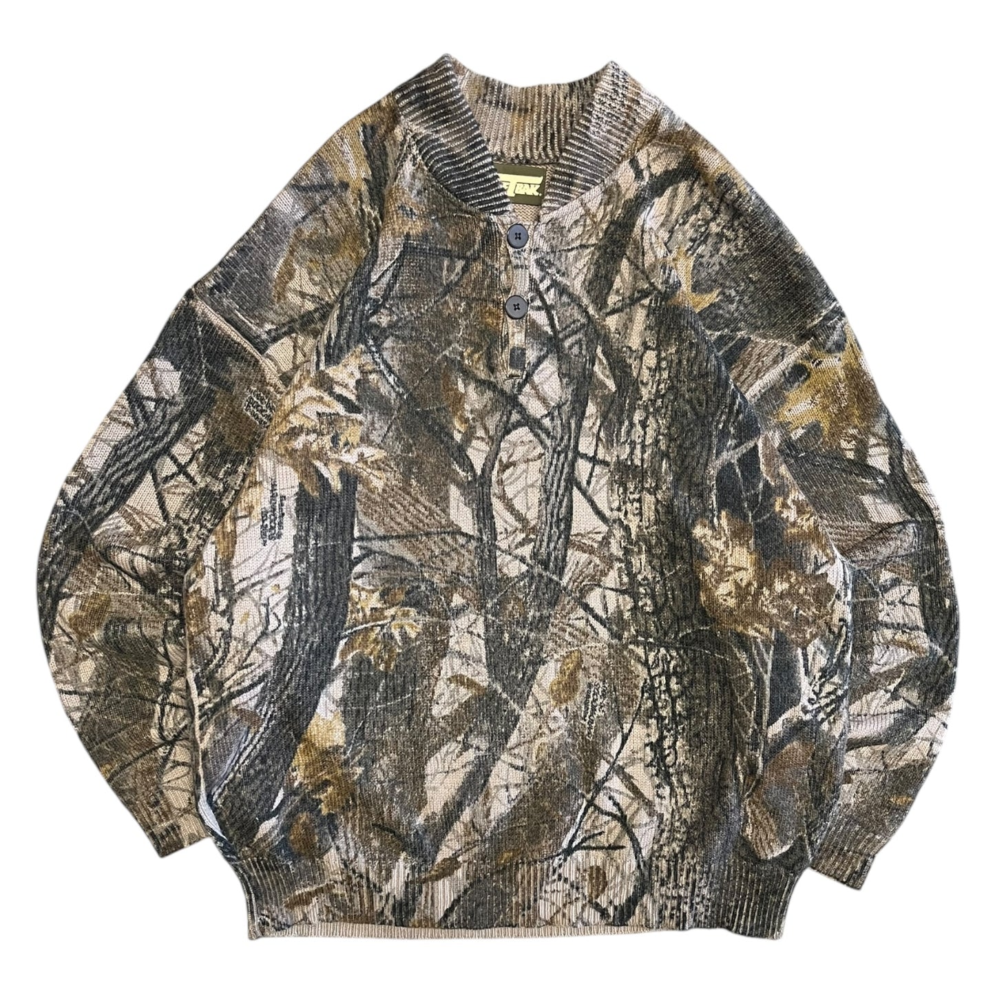 Vintage Soft Bak Camo Wool Sweater