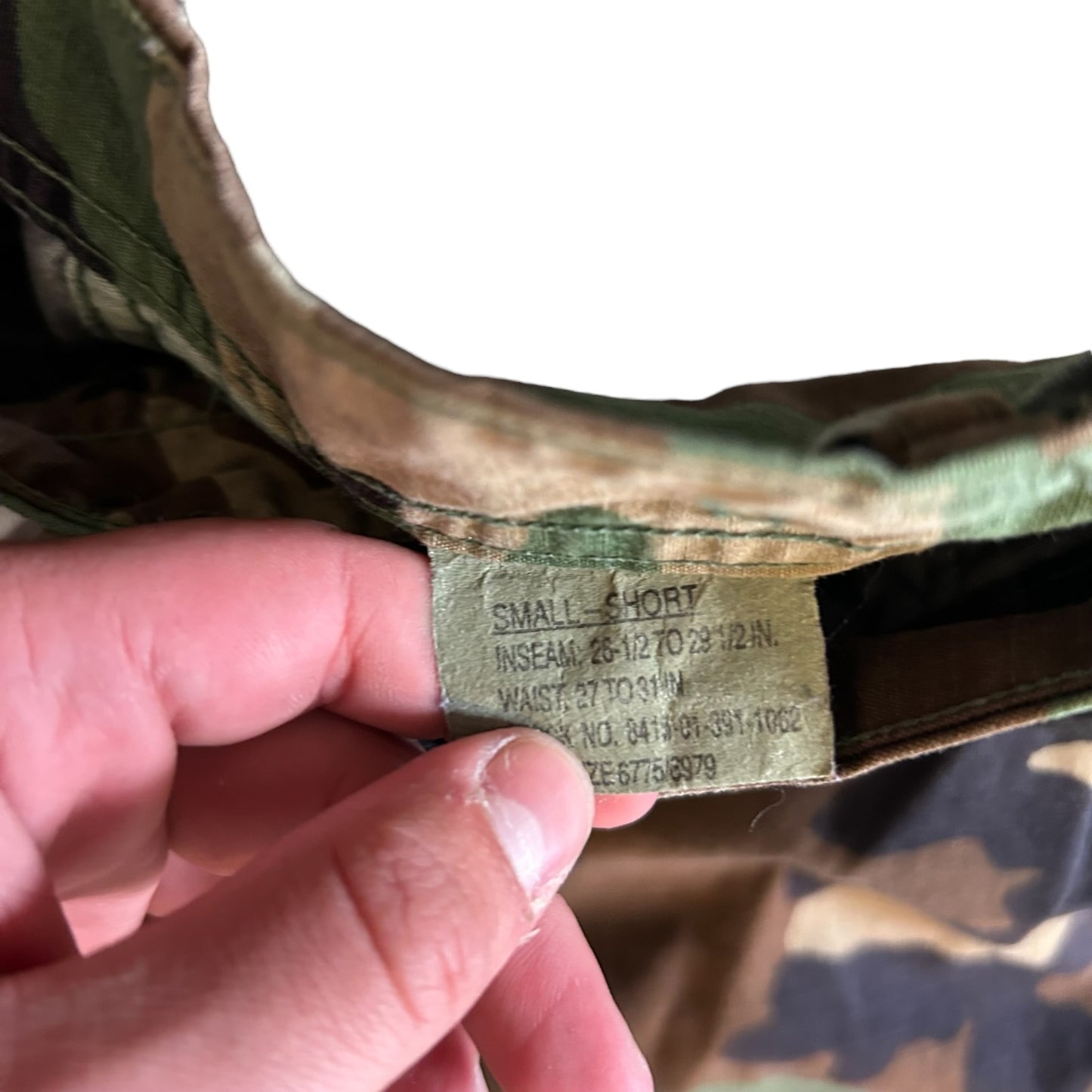 Vintage Army Camo Cargo Pants