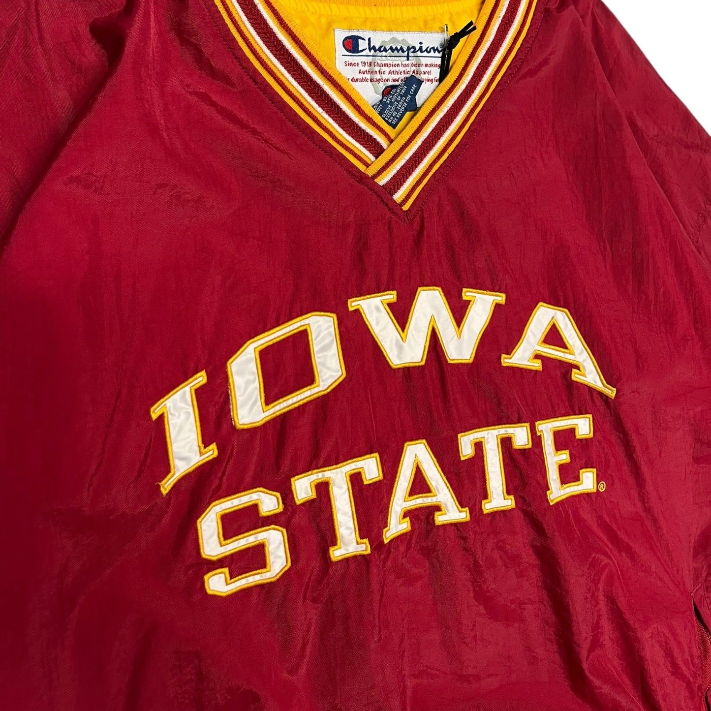 Vintage Iowa State Champion Spell-Out Windbreaker
