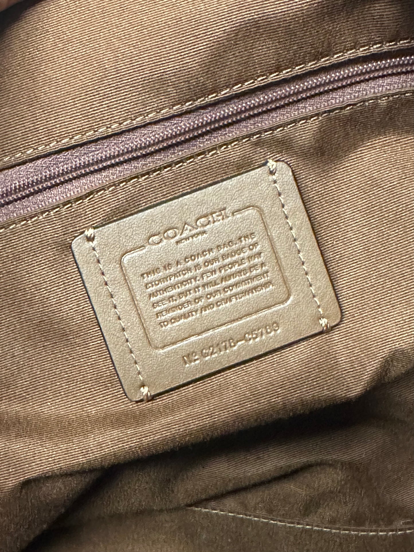 2021 Coach Kleo Carryall in Signature Canvas Khaki/Multi Handbag