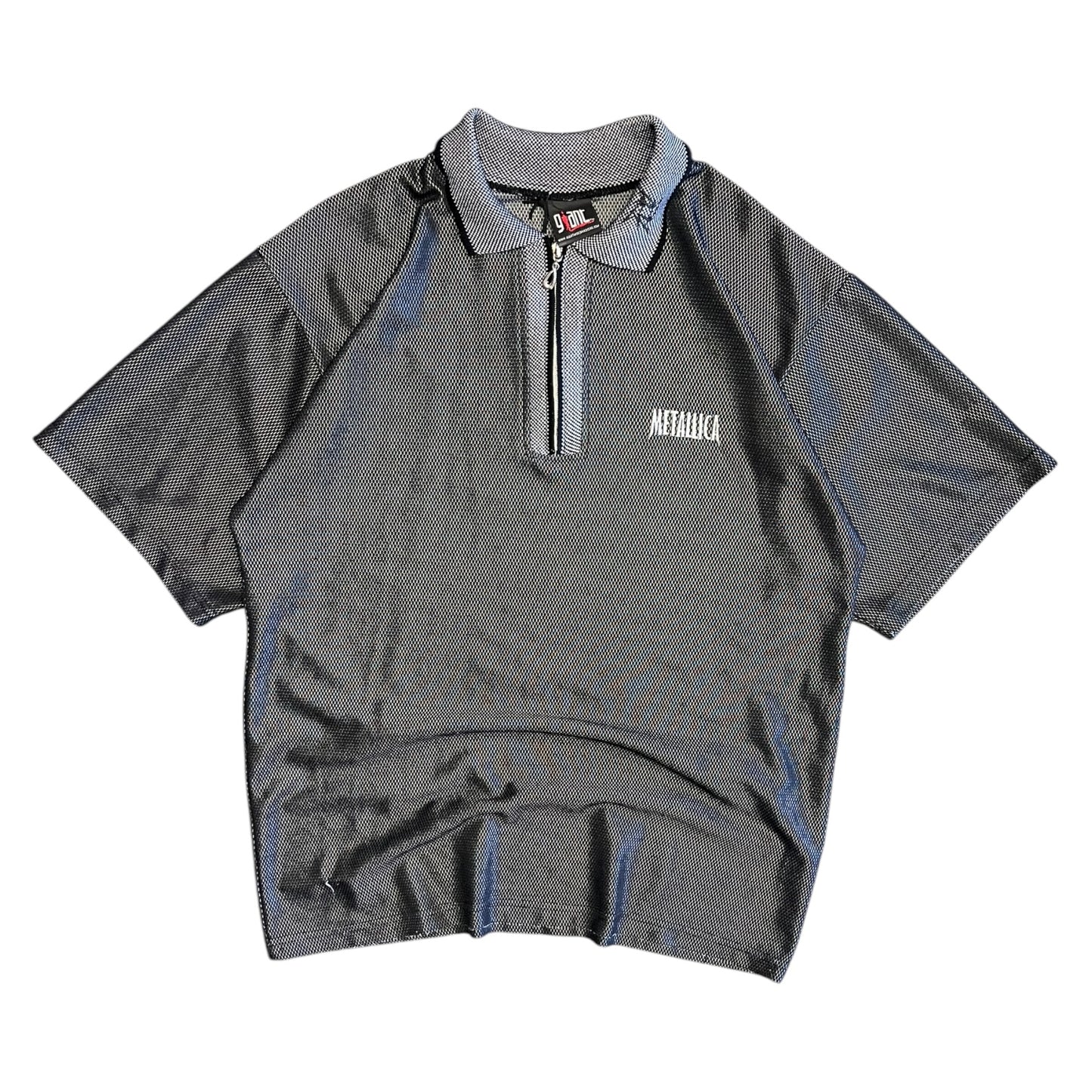 Vintage Metallica 1/4 Zip Polo Shirt