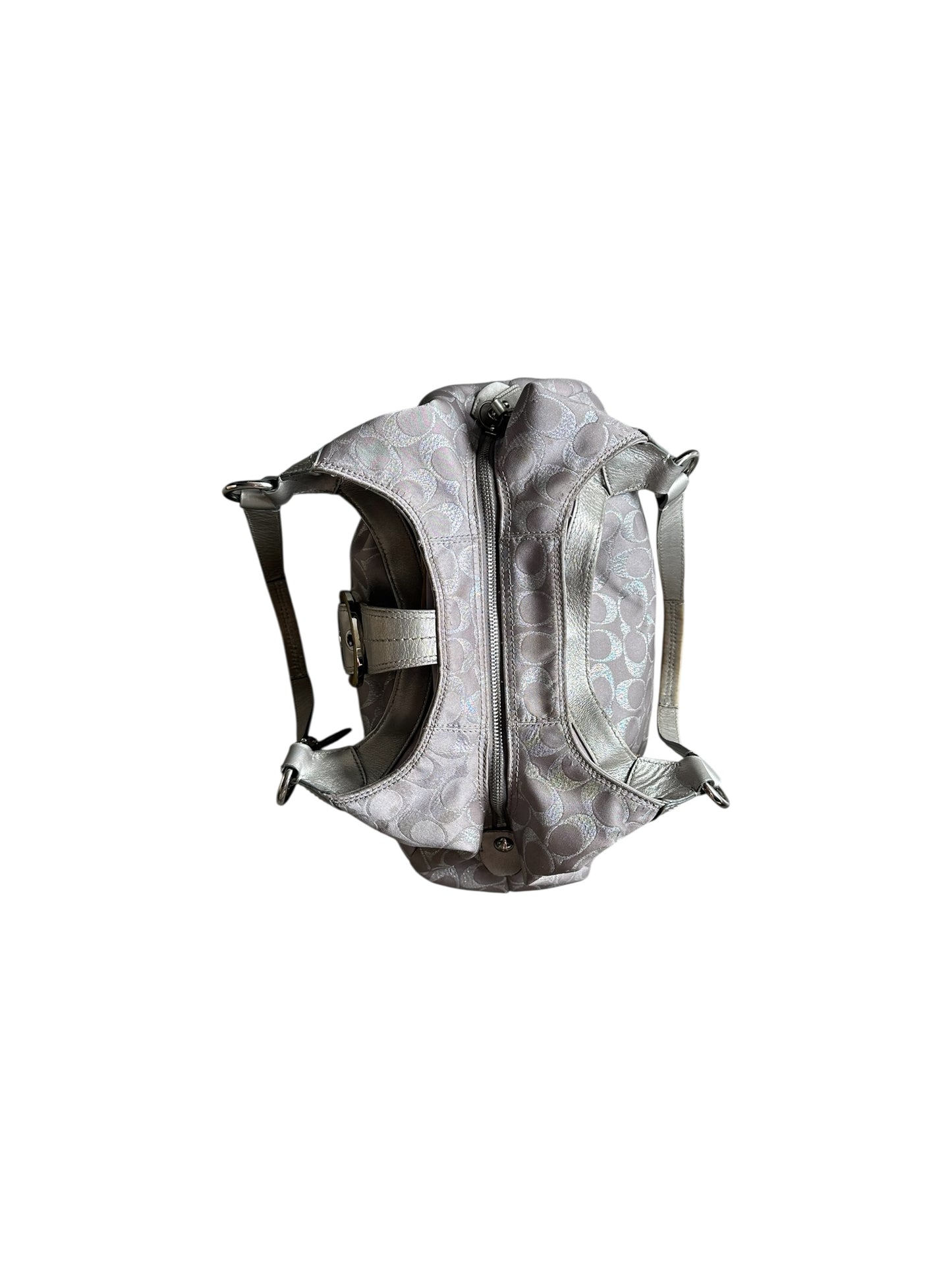 2011 Coach F18909 Soho Hobo Bag In Gray/Silver