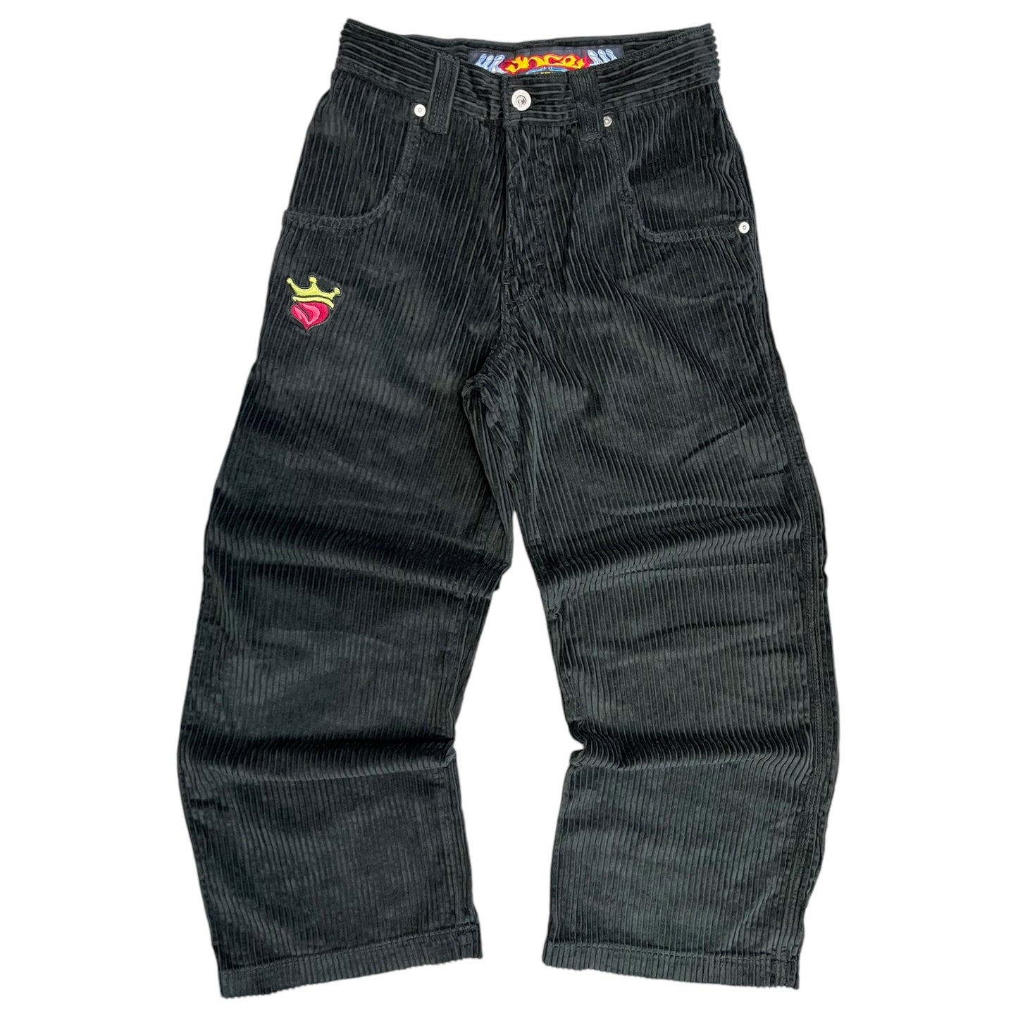 JNCO - 179 Pipes. 23" 4 Wale Corduroy (Black)
