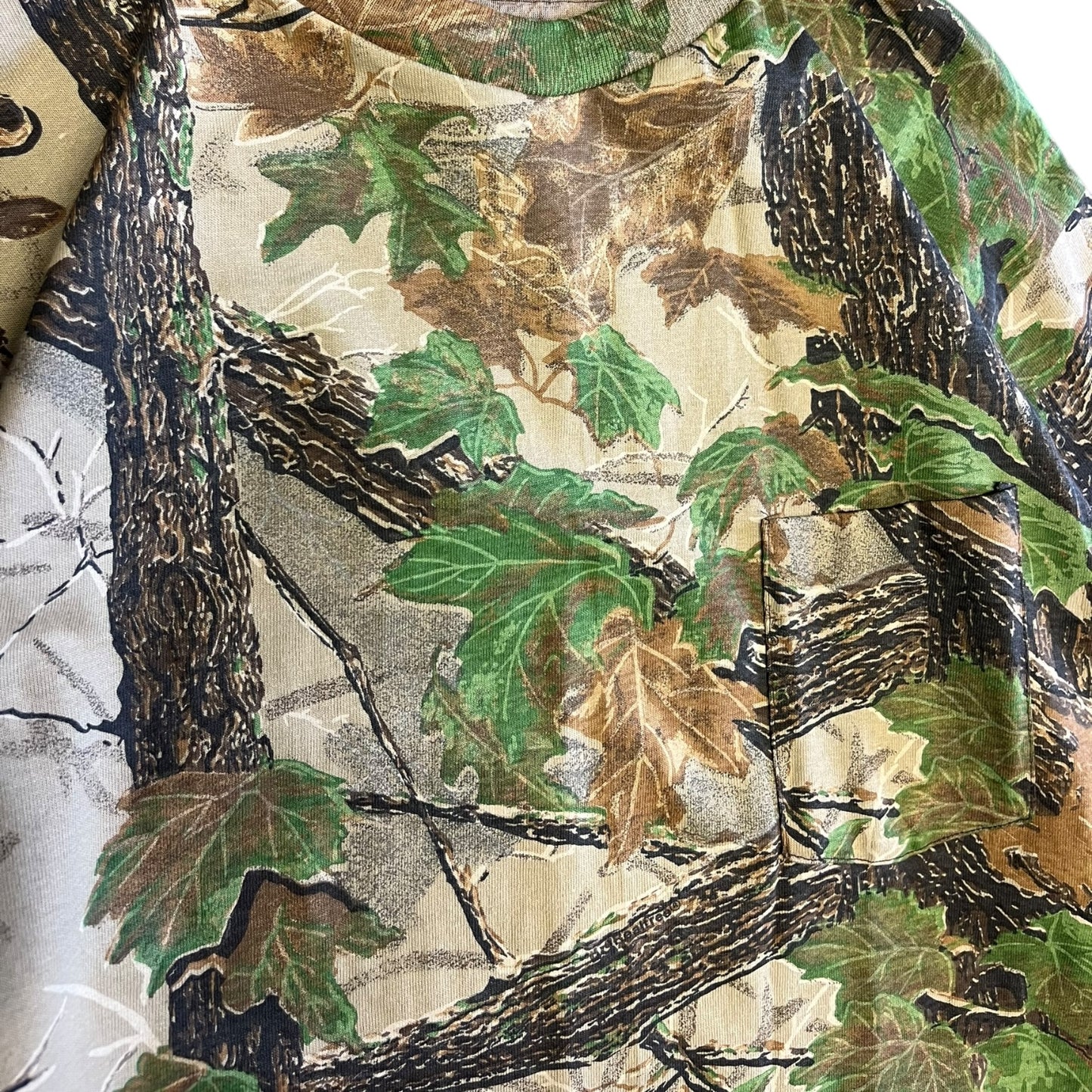 Vintage NWT Wrangler Rugged Wear Camo Long Sleeve