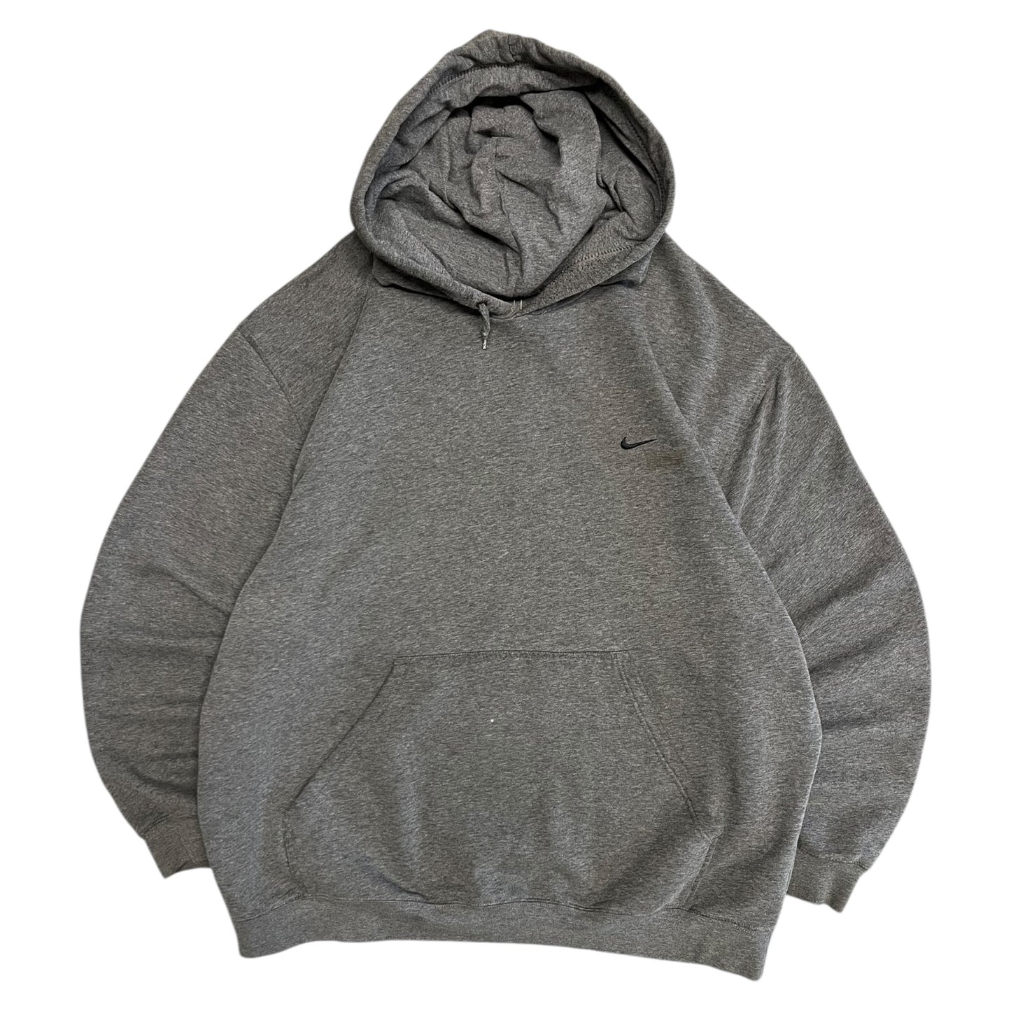 Y2K Nike Grey Hooded Sweatshirt