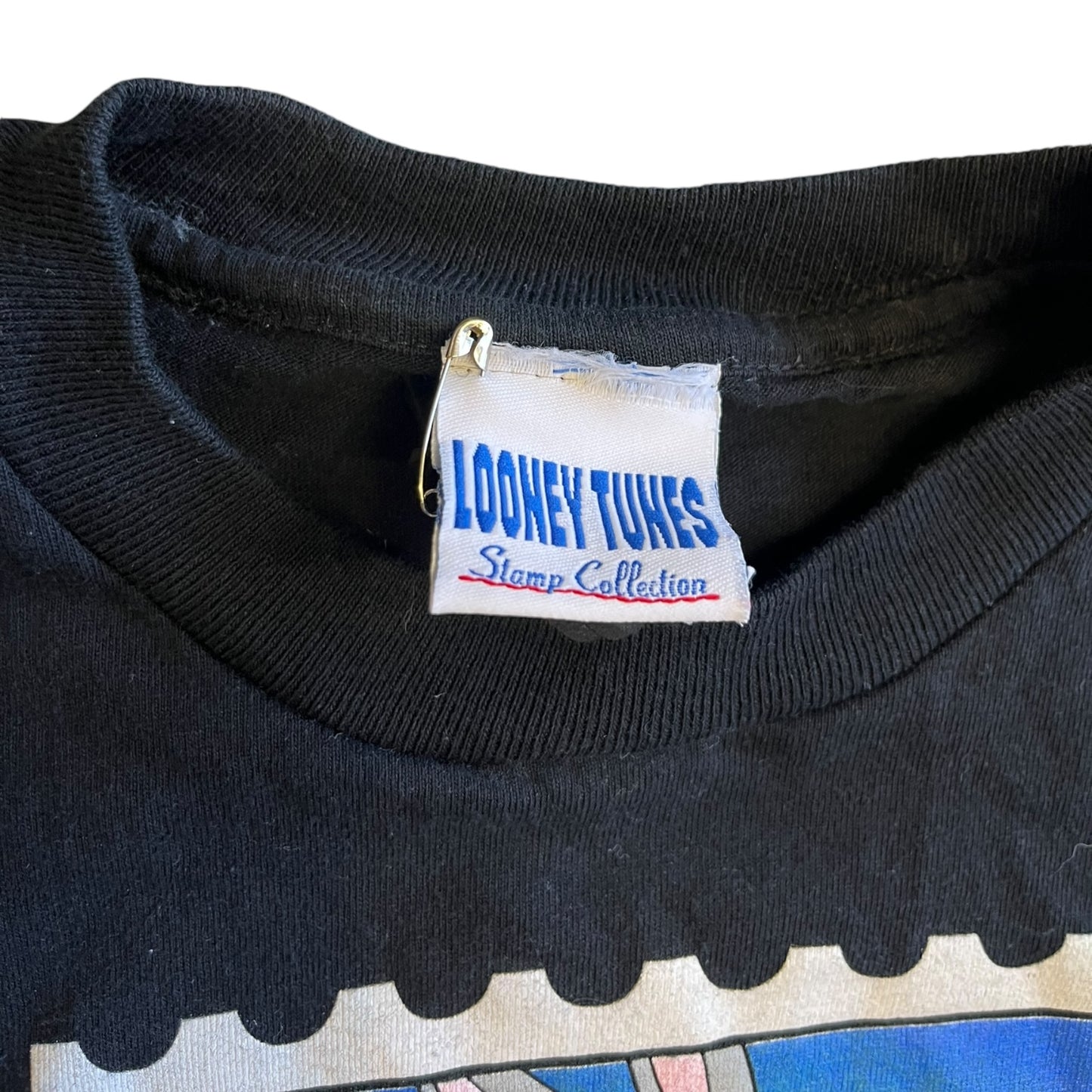 Vintage Youth Looney Tunes Bugs Bunny Stamp T Shirt