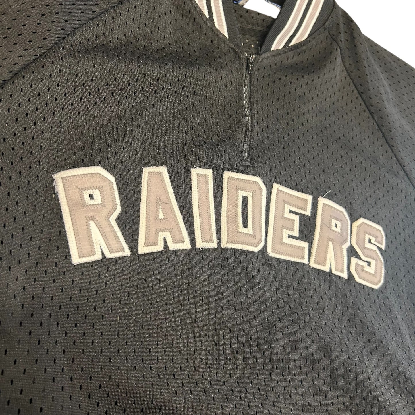 Vintage Quarter Zip Raiders Jersey