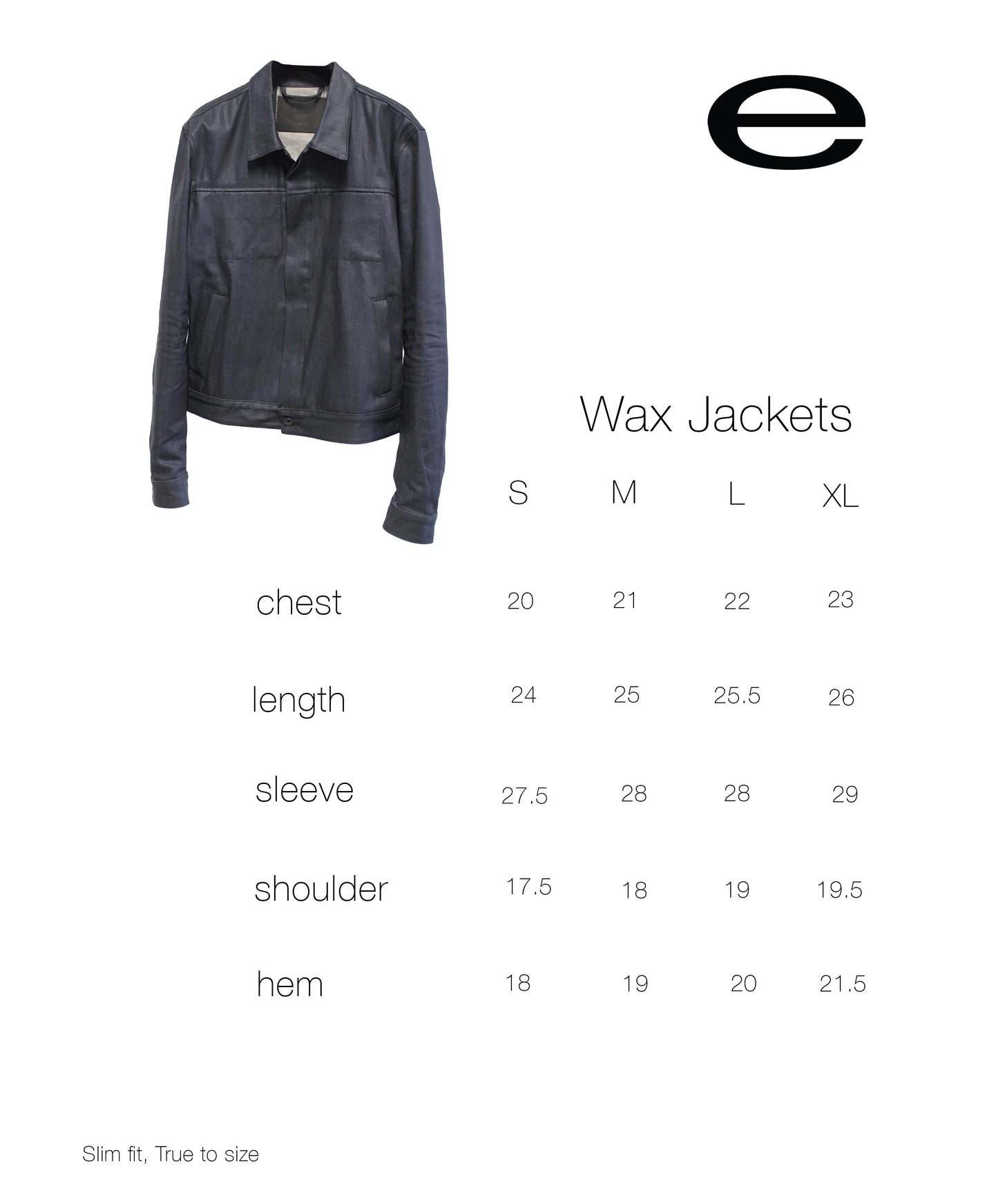 eforenything - Waxed Type E Denim Jacket (Black)