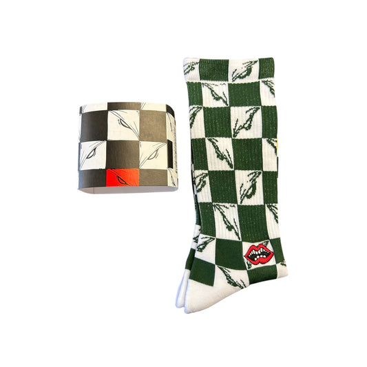 Chrome Hearts Matty Boy 99 Eyes Socks - Green