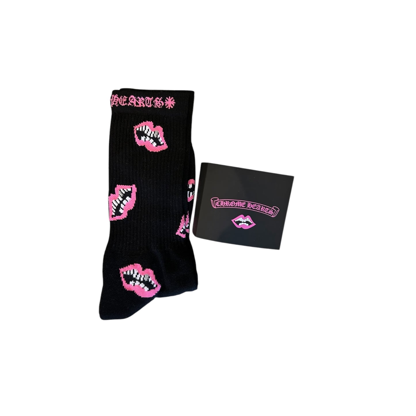 Chrome Hearts Matty Boy Chomper Socks - Black