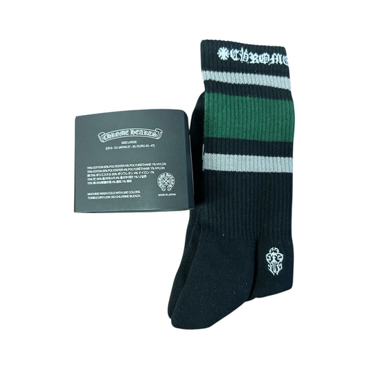 Chrome Hearts Black Sport Socks Grey/Green