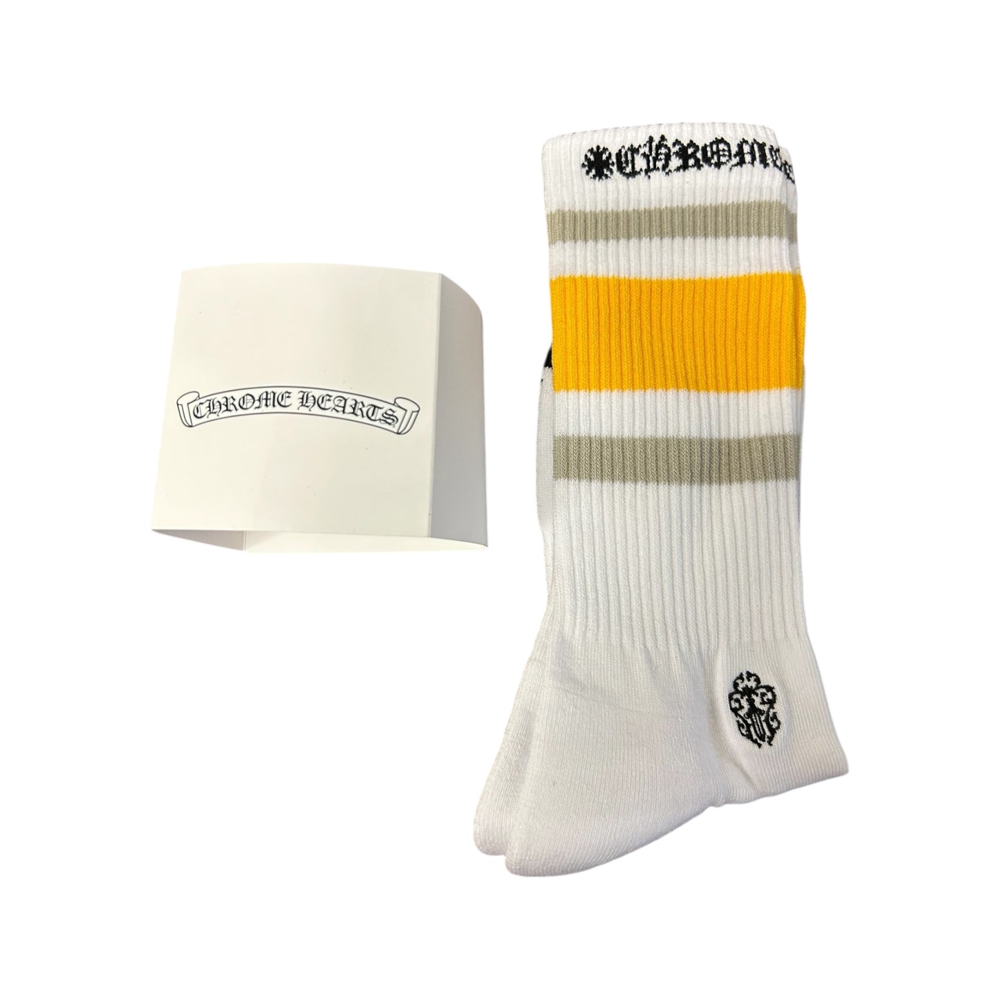 Chrome Hearts Sport Socks Yellow/Grey