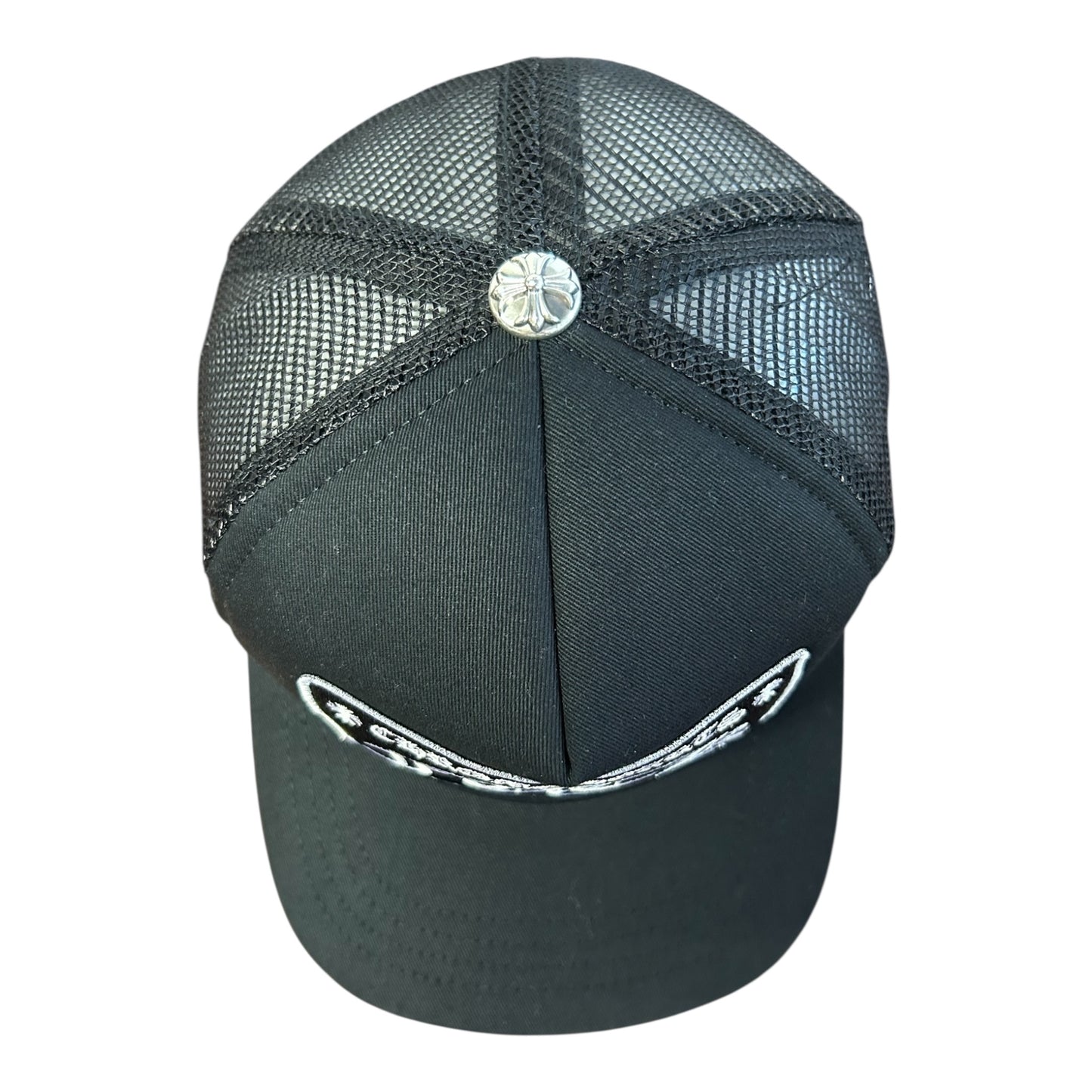 Chrome Hearts Fuck Patch Black Trucker Hat