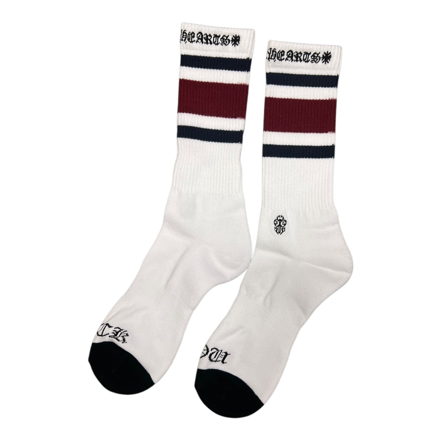 Chrome Hearts Fuck You Sport Socks Navy/Burgundy