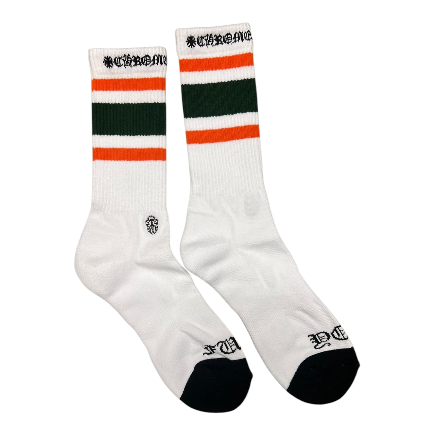 Chrome Hearts Fuck You Sport Socks Orange/Green