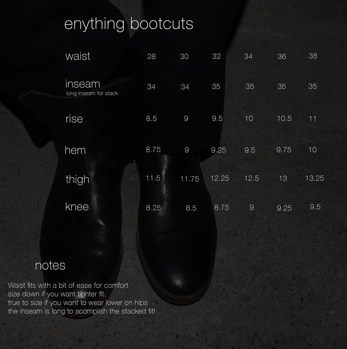 eforenything - Bootcuts (Black)