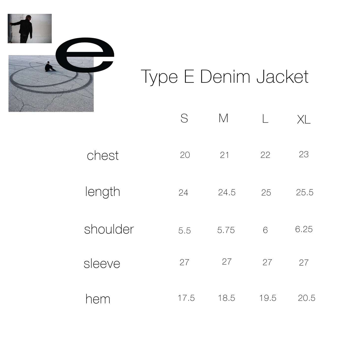 eforenything - Type E Denim Jacket