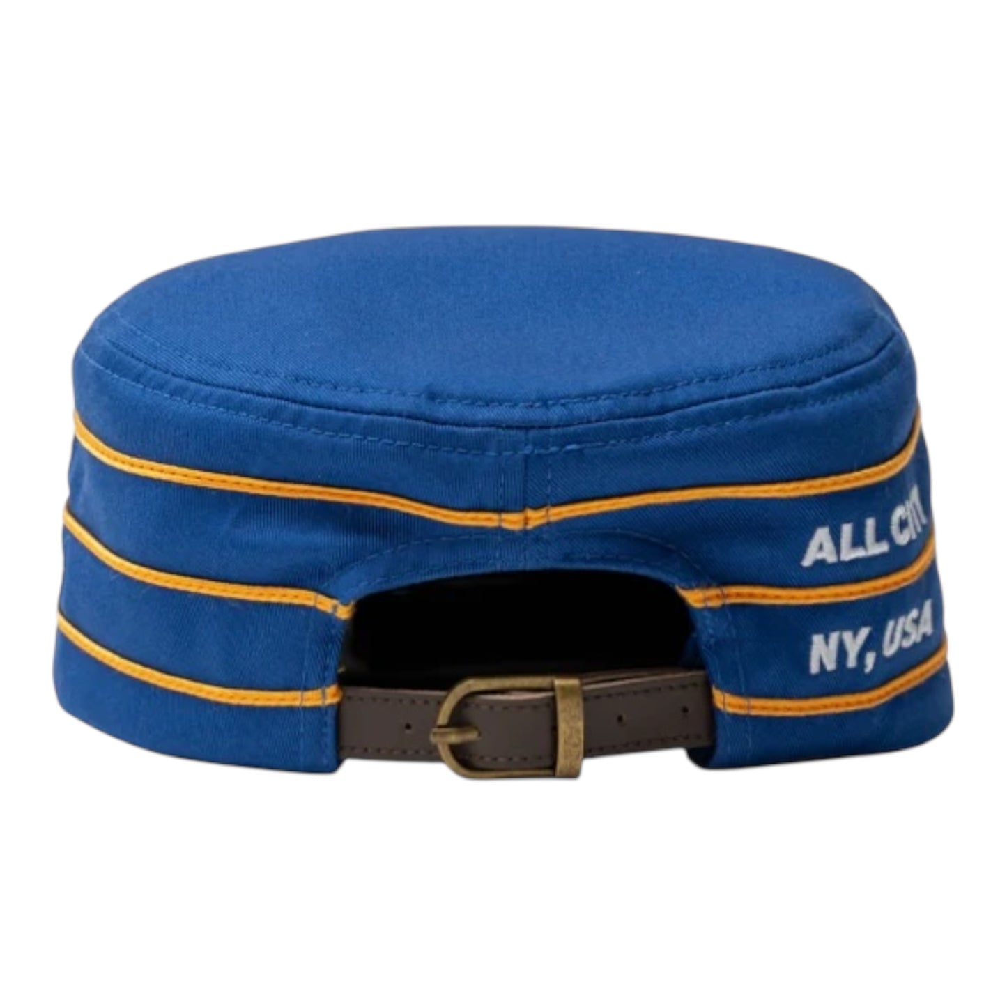 Brigade - Script Pillbox Hat (Blue/Orange)