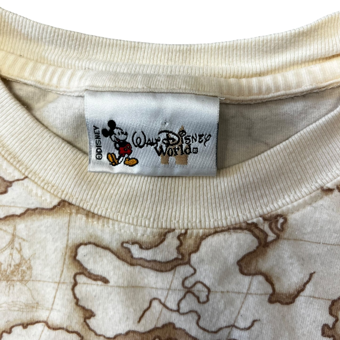 Walt Disney World Mickey Pirates Of The Caribbean AOP T Shirt
