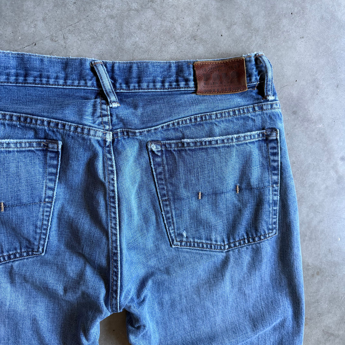 Polo Ralph Lauren Straight Leg Vintage Wash Denim