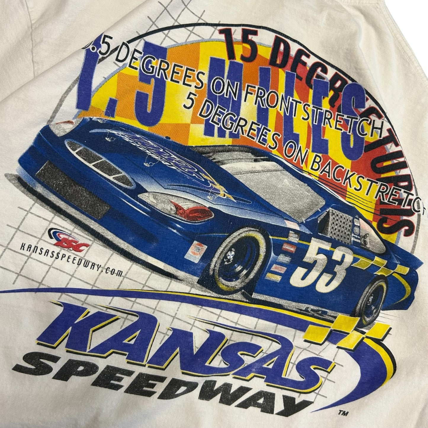 Y2K Kansas Speedway #53 Tee
