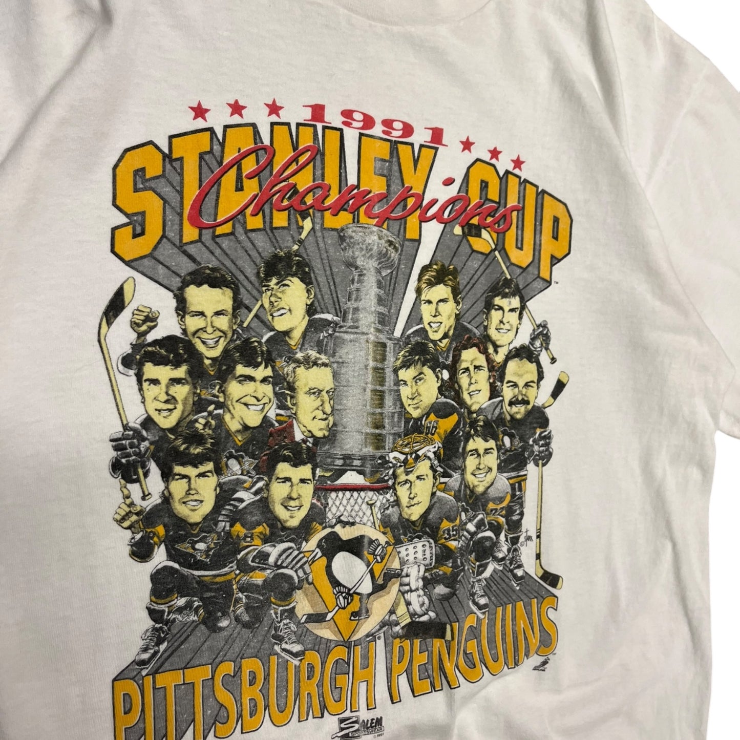 Vintage Salem Sportswear ‘91 Penguins Stanley Cup Champs