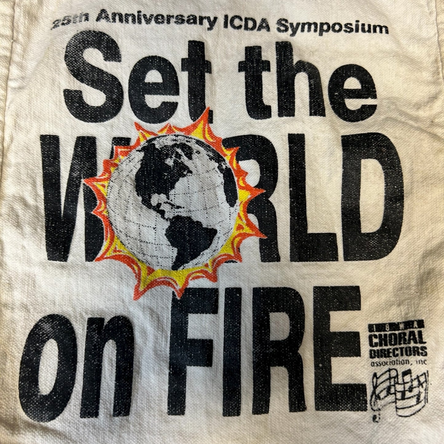 Y2K “Set The World On Fire” Mini Tote Bag