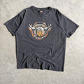 Vintage Harley Davidson Liquid Metal Shield Emblem Tee