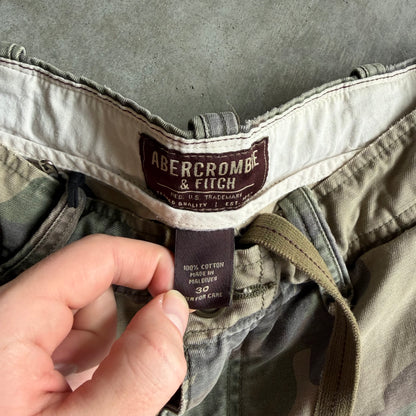 Y2K Abercrombie & Fitch Camo Cargo Shorts