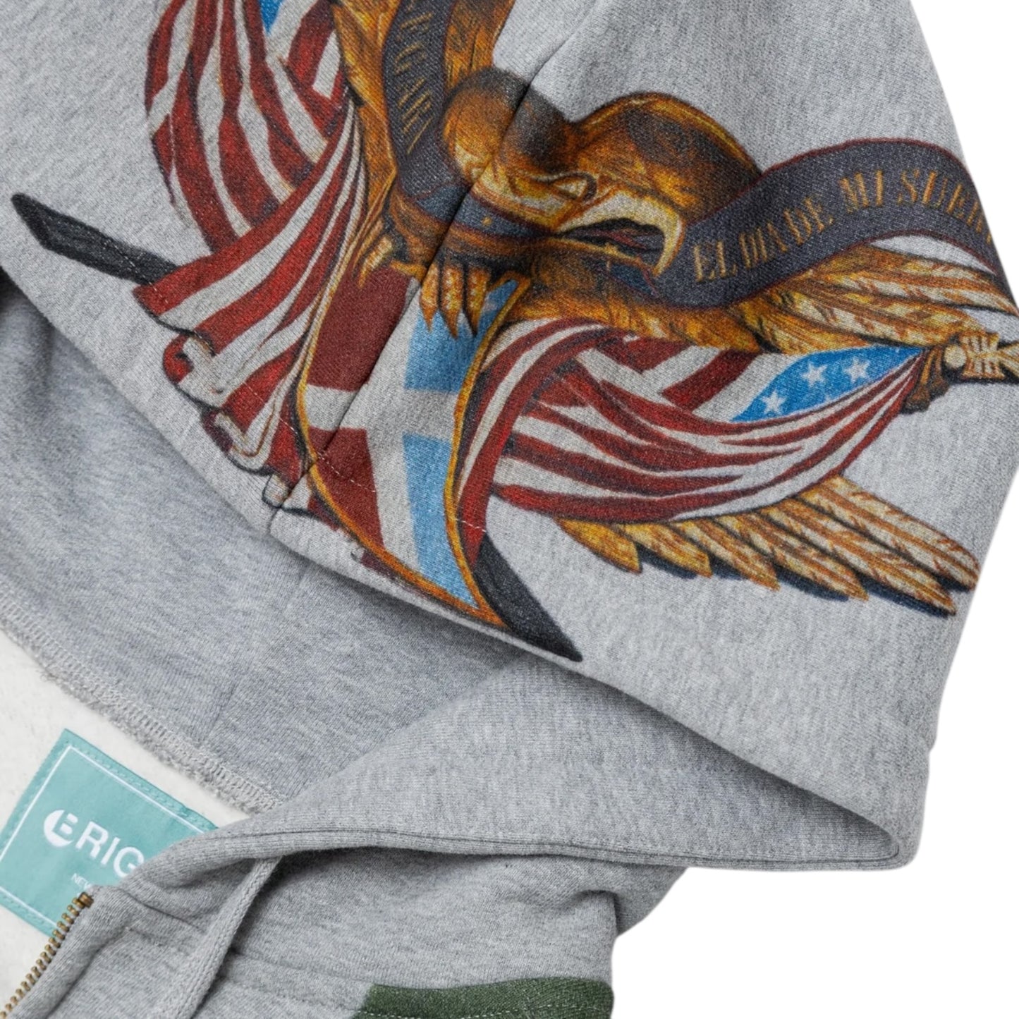 Brigade - Tromp-L'oeil Vest Zip Hoodie (Grey)