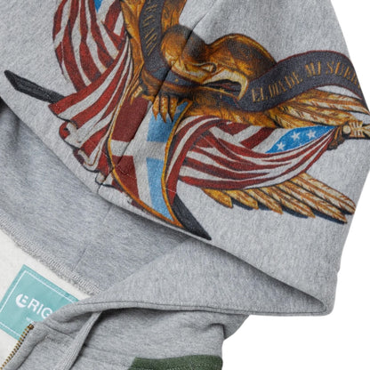 Brigade - Tromp-L'oeil Vest Zip Hoodie (Grey)