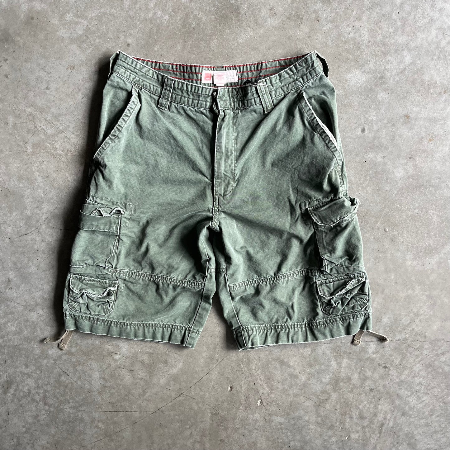 Vintage Mossimo Cargo Supply Green Cargo Shorts