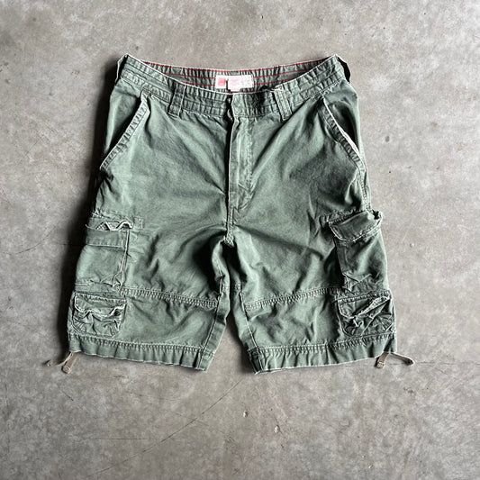Vintage Mossimo Cargo Supply Green Cargo Shorts