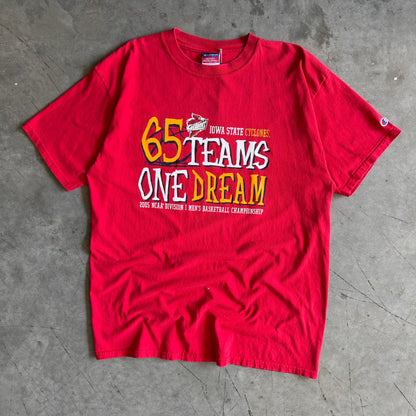 Y2K Iowa State Cyclones ‘65 Teams 1 Dream’ T Shirt