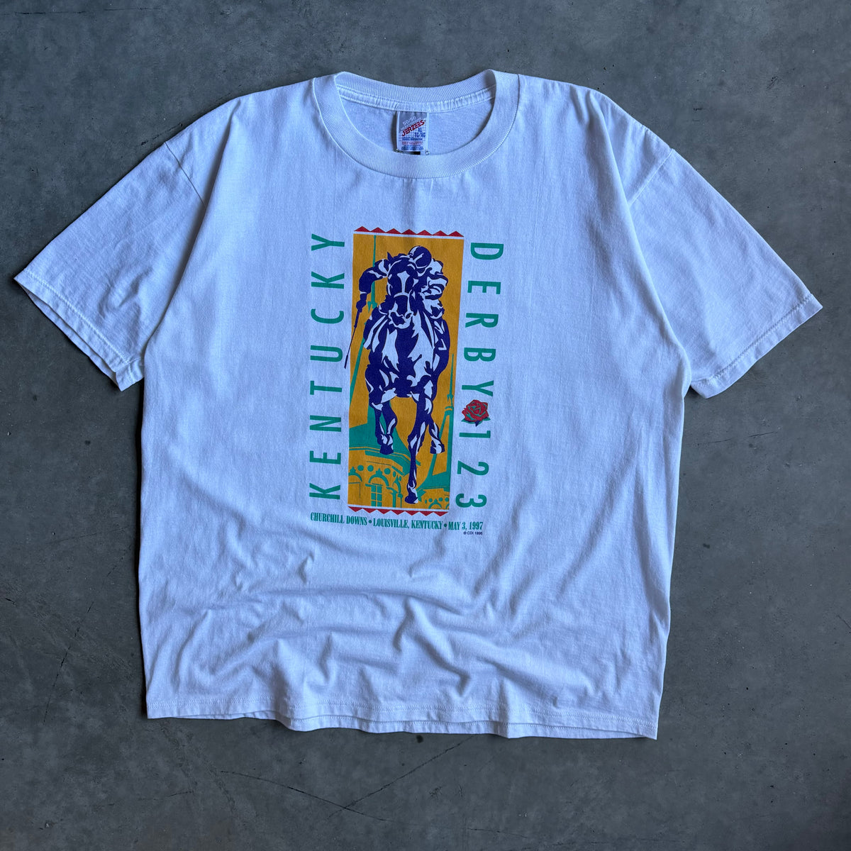 Vintage ‘97 Kentucky Derby Horse Racing Tee