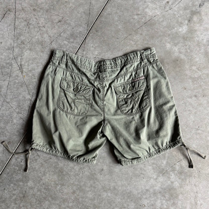 Women’s Y2K Calvin Klein Green Cargo Shorts