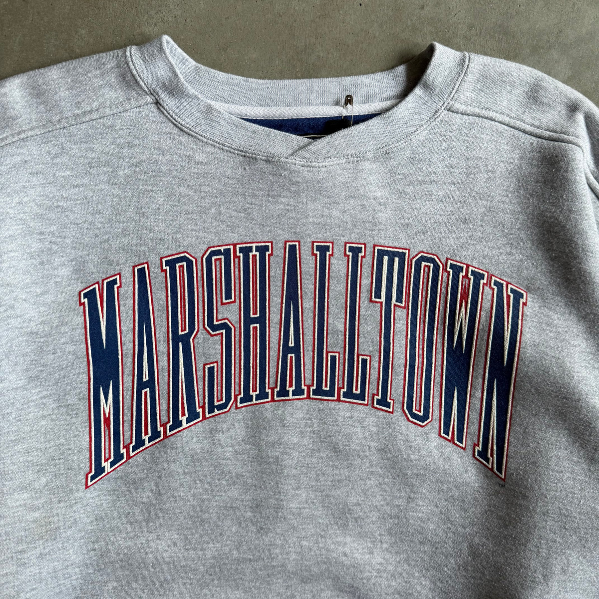 Y2K Marshalltown Bobcats Spell-Out Gray Sweatshirt