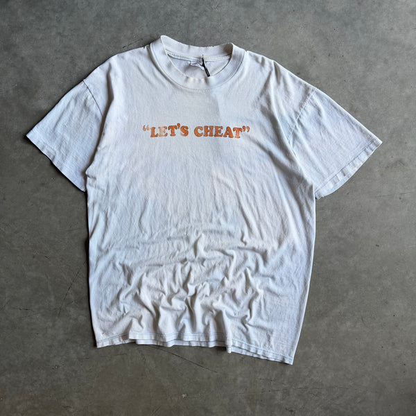 Vintage NOS Energy “Let’s Cheat” Gag Tee