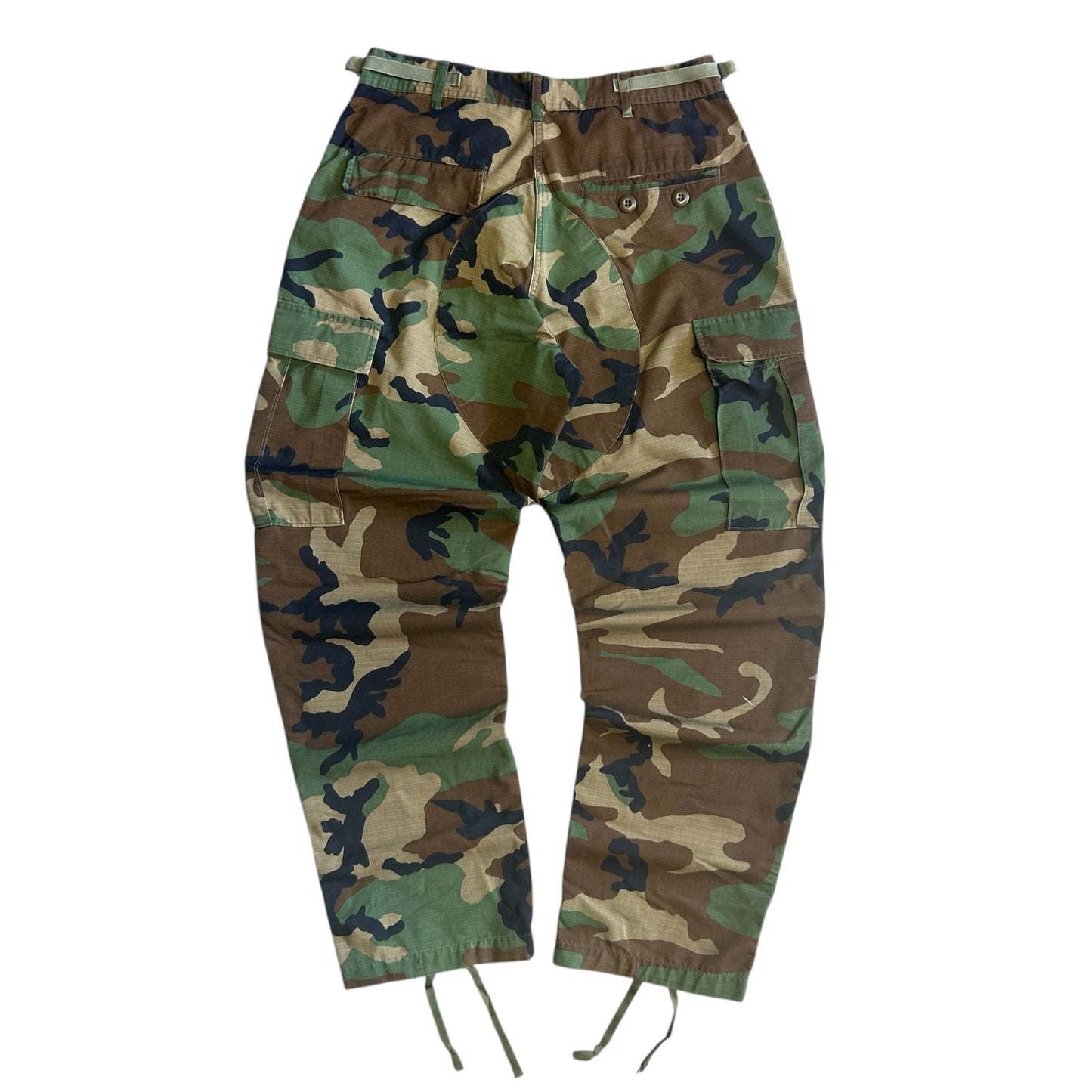 Y2K Woodland Army Camo Cargo Pants