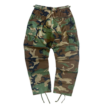 Y2K Woodland Army Camo Cargo Pants