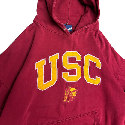 Y2K Embroidered USC Trojans Hooded Sweatshirt