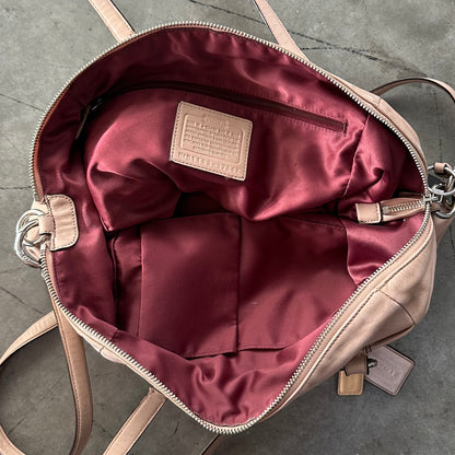 Coach Distressed Chelsea Jaden Bag In Beige