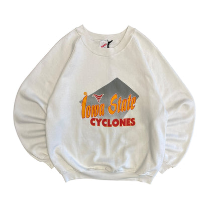 Vintage Iowa State Mini ‘Nado Logo White Sweatshirt