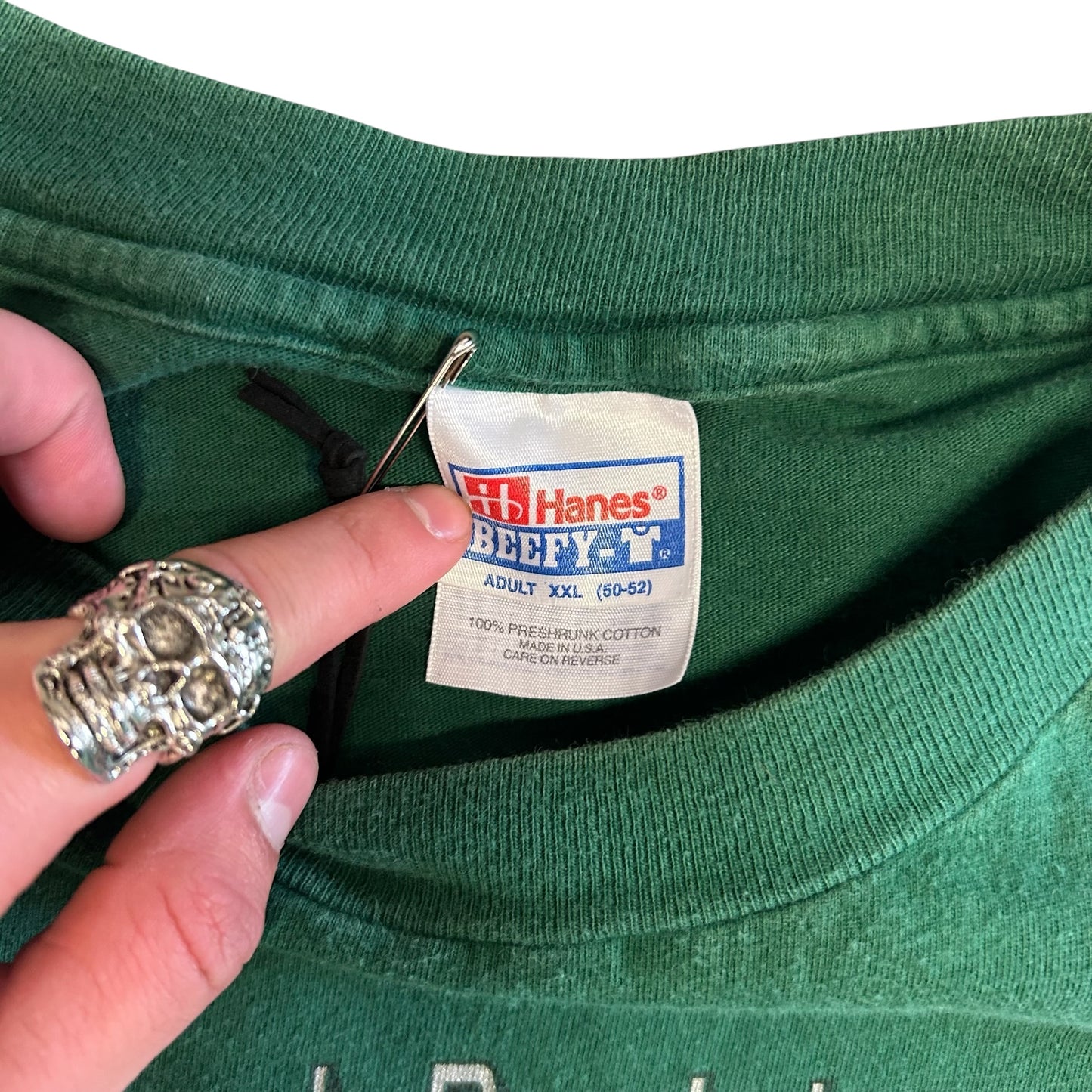 Vintage Wisconsin State Cow Chip Throw Tee